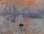 Claude Monet Sunrise painting